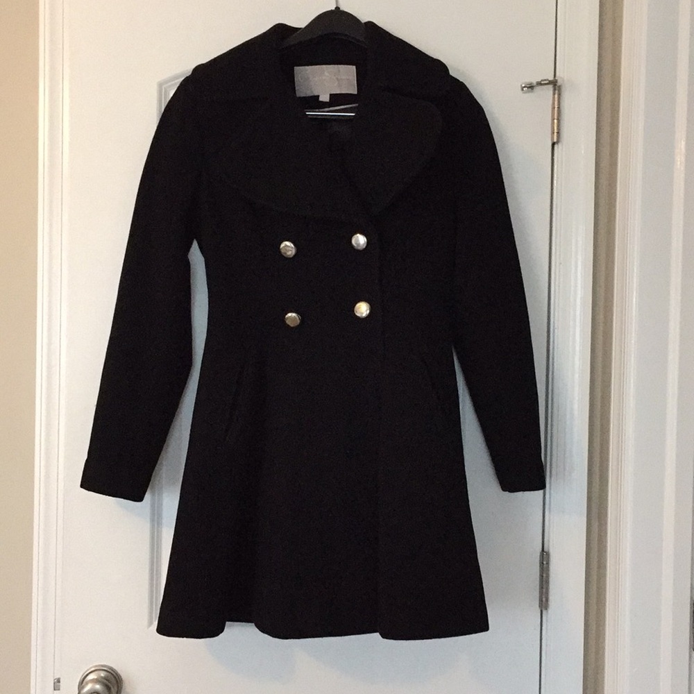Jessica Simpson long pea coat